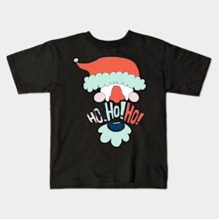 Ho Ho Ho - Santa's Face Kids T-Shirt